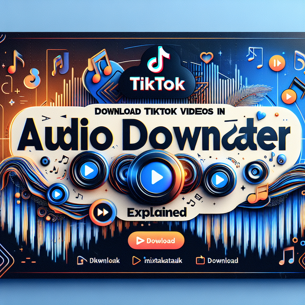 Download TikTok Videos in MP3: MxTakatak’s Audio Downloader Explained