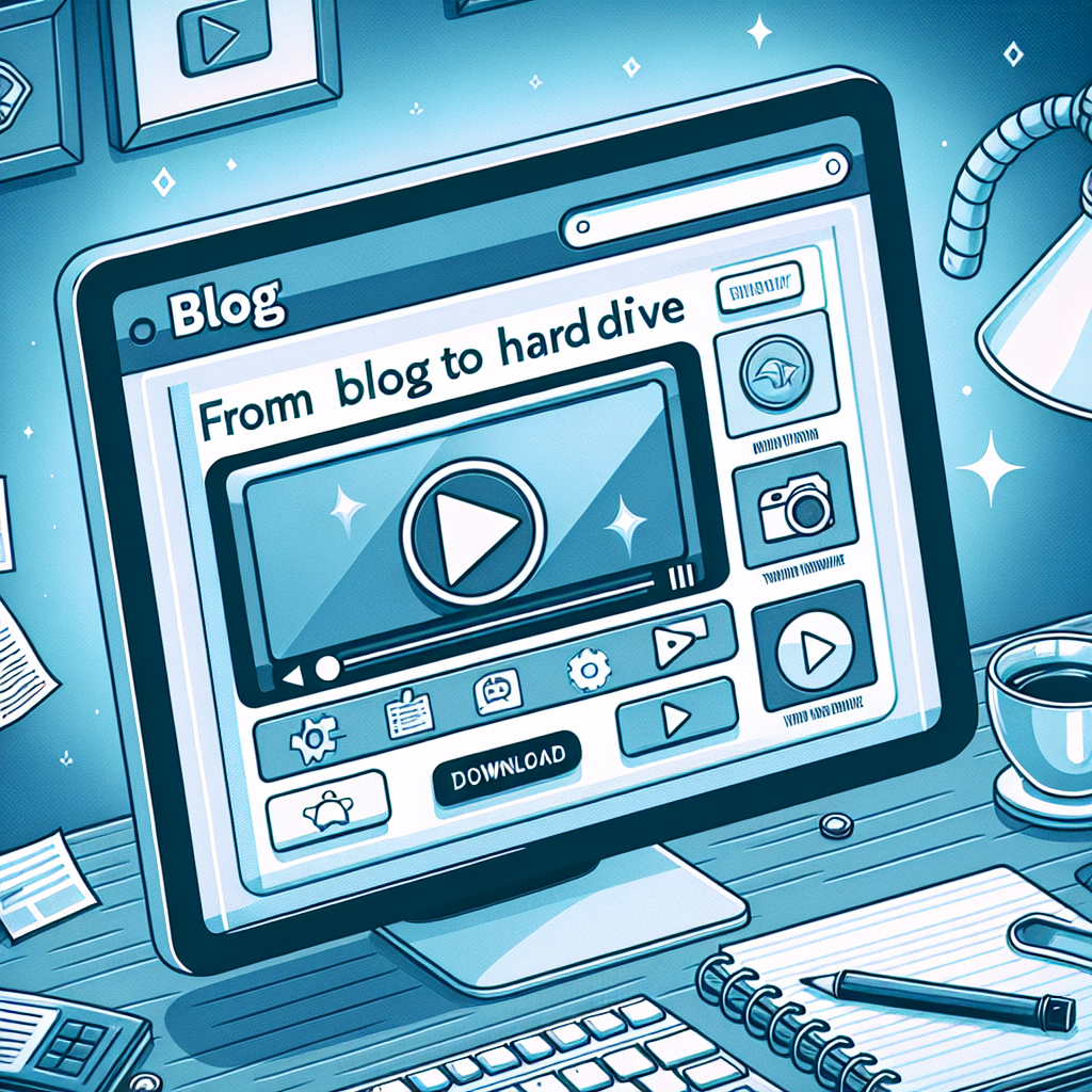 From Blog to Hard Drive: How to Download Videos from Your Favorite Bloggers for Free