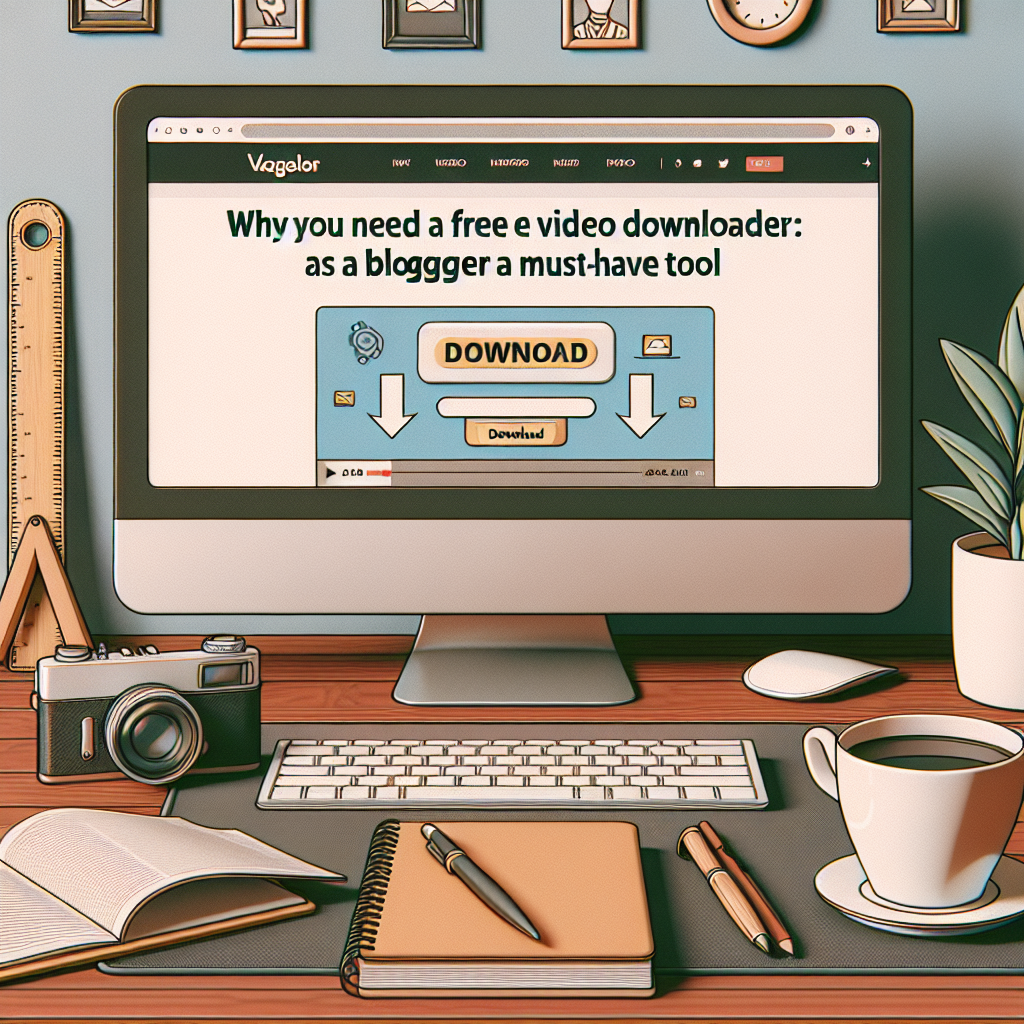 Why You Need a Free Online Video Downloader as a Blogger: A Must-Have Tool