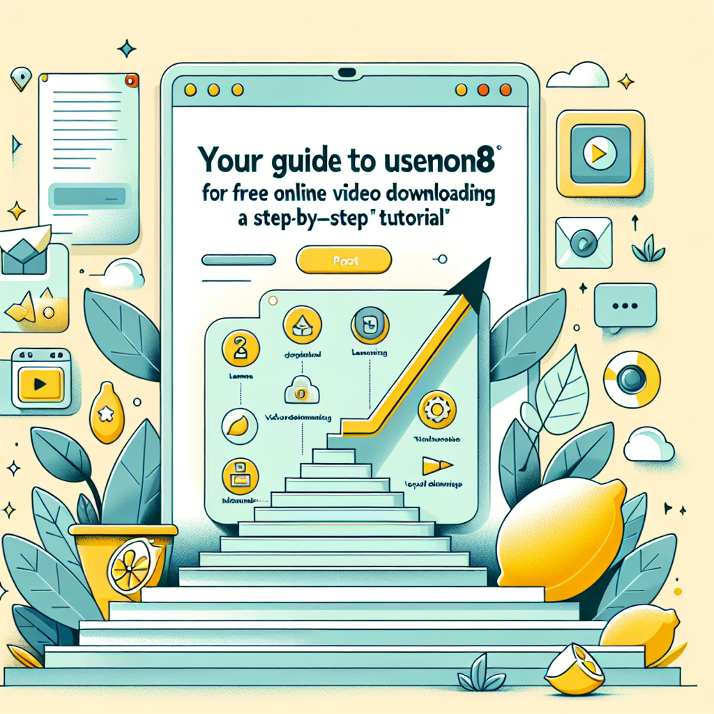 Your Guide to Using Lemon8 for Free Online Video Downloading: A Step-by-Step Tutorial